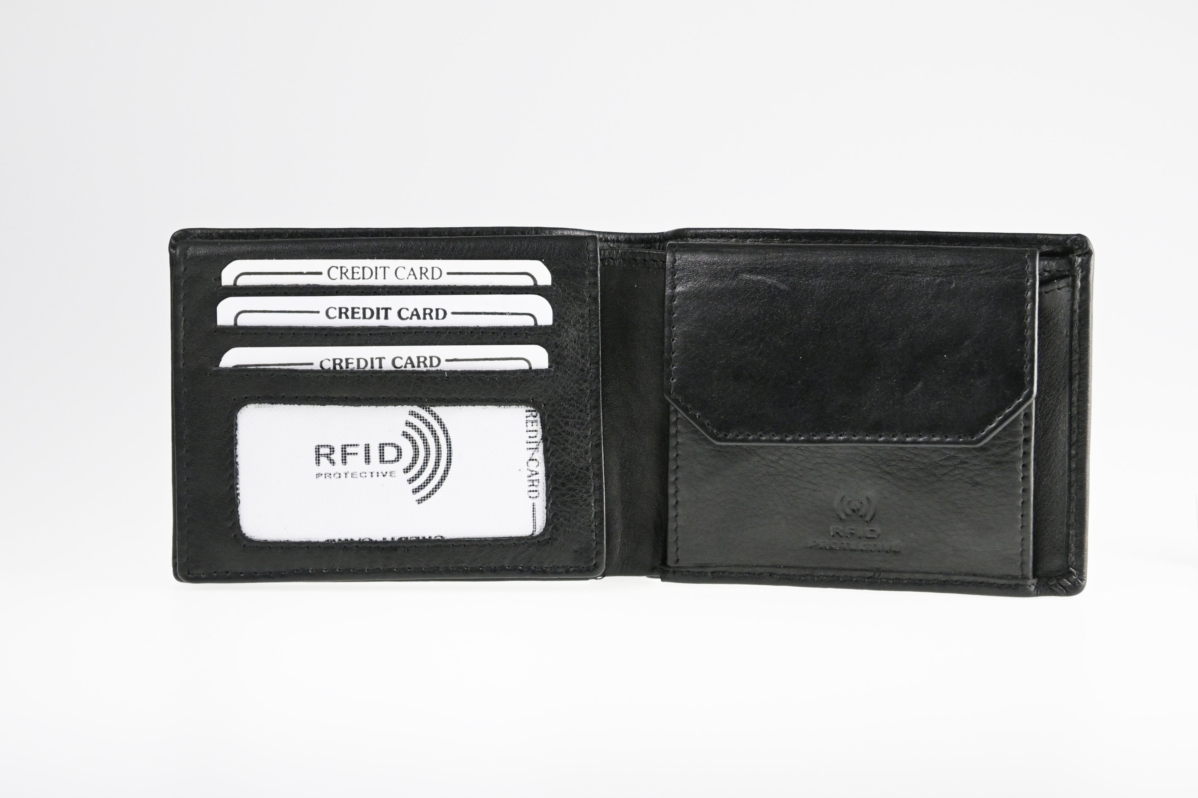 Herrenbörse ST87 - Echtes Leder, Slim Wallet für Herren