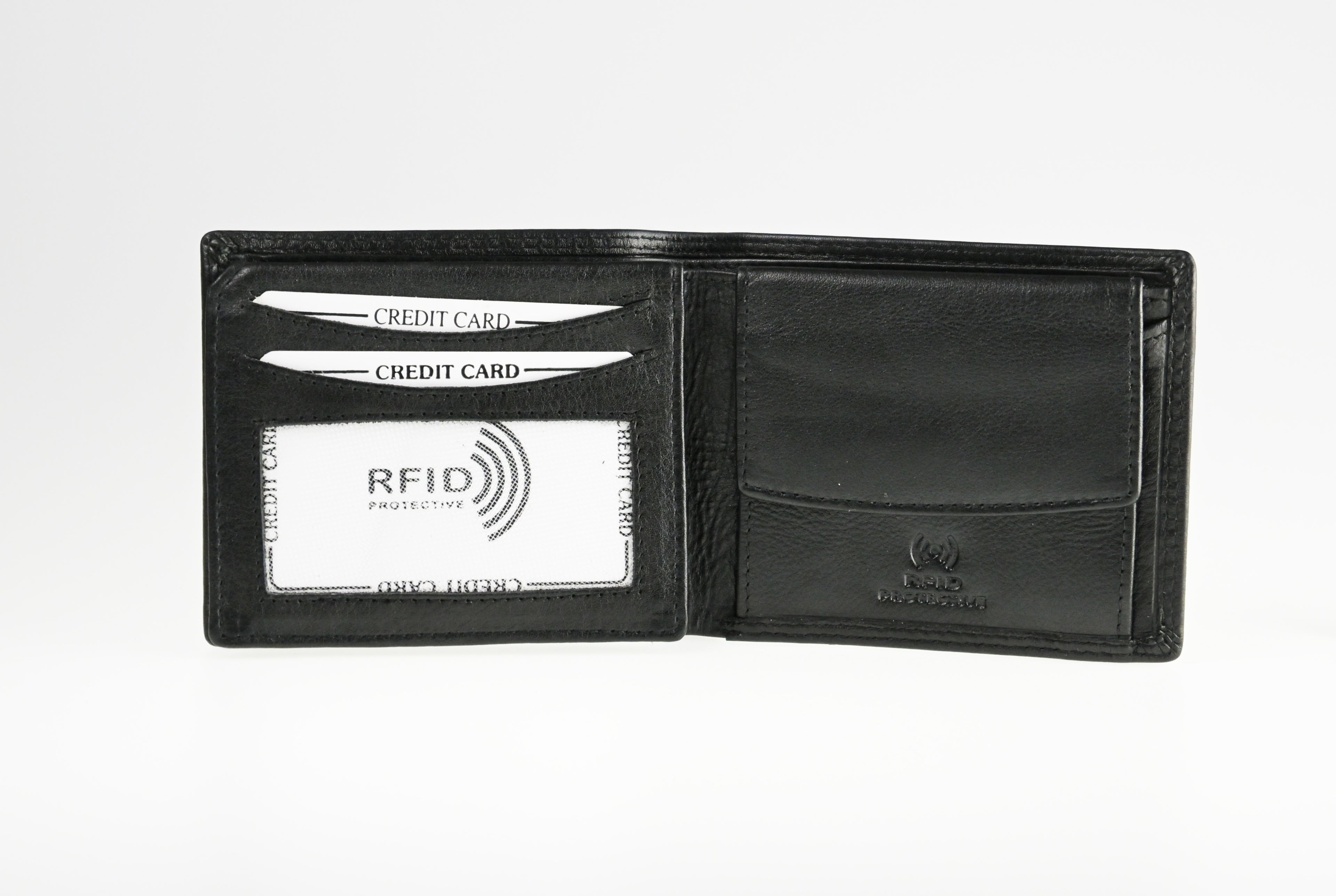 Herrenbörse ST88 - Echtes Leder, Slip Wallet für Herren
